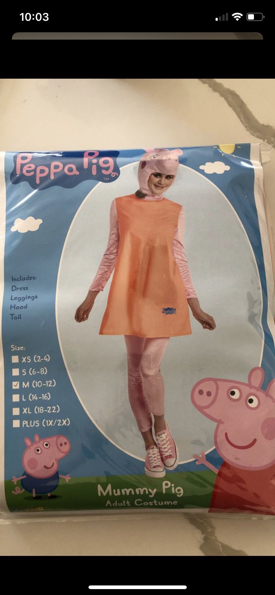 Mummy Pig- Peppa Pig Costume- New!