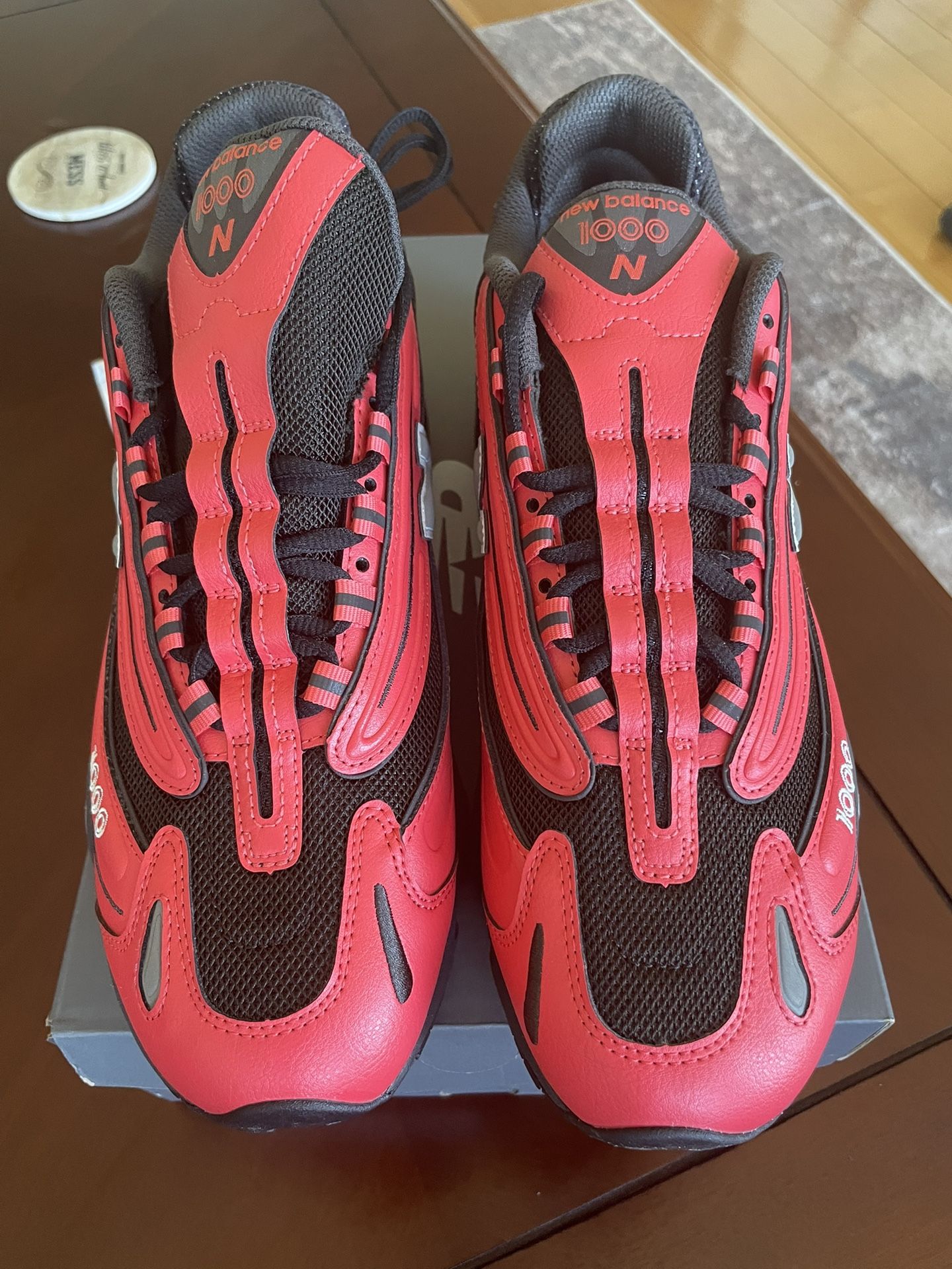 New Balance 1000, Red/Grey M1000MSR, Size 9.5