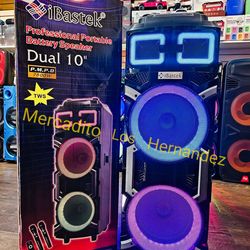 Bluetooth Speaker 10" Woofer ❗️NEW 7800w - SUPER LOUD BASS🎶🔊2026 - RECHARGEABLE 🔋+++