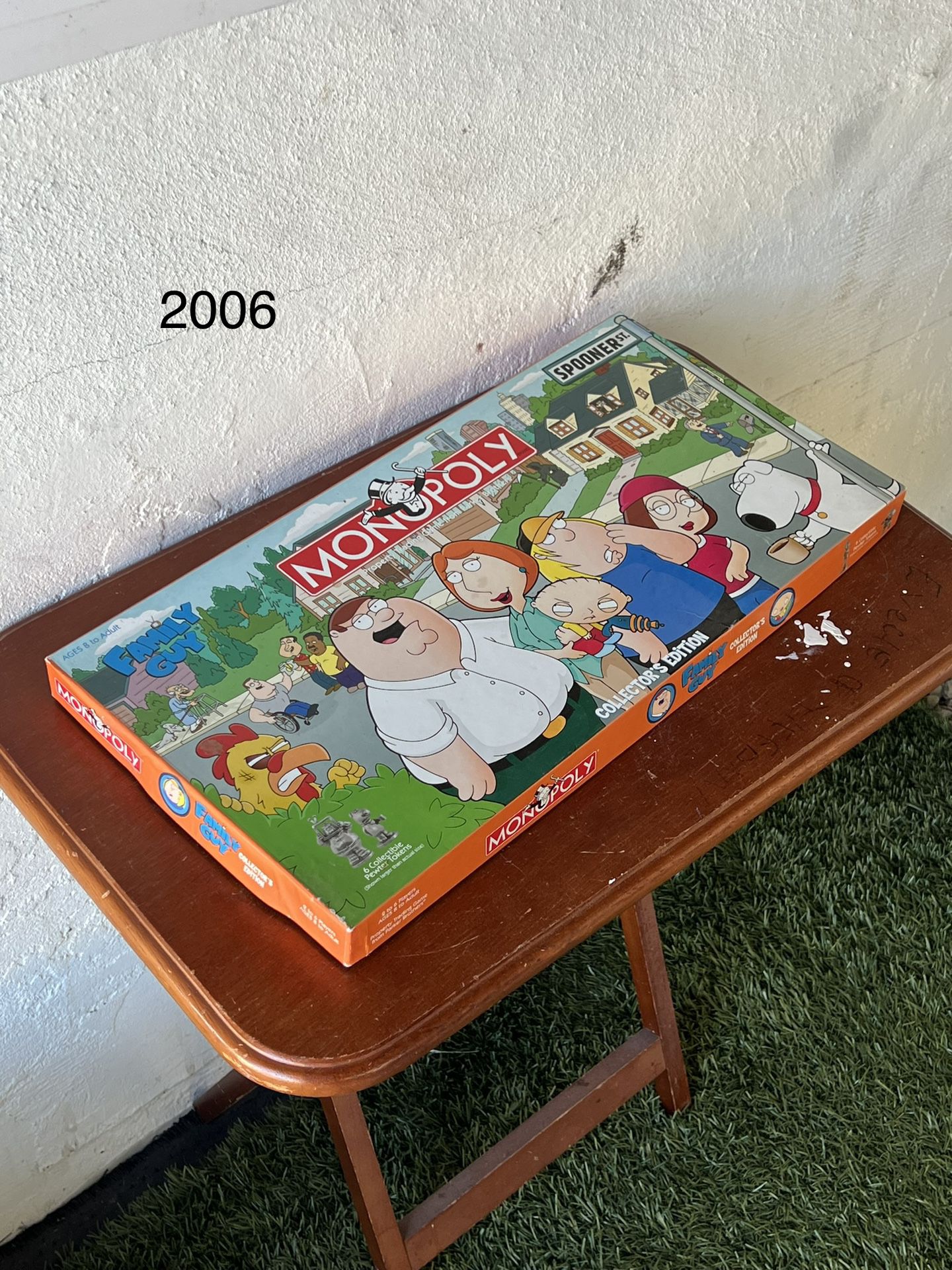 Vintage! 2006 Parker Brothers Monopoly Board Game Family Guy Collector’s Edition