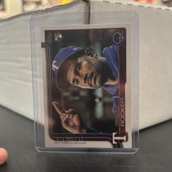 Kumar Rocker Golden Mirror RC Topps Baseball 2025 Series 2