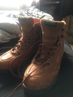 HyTest Steel Toed Work Boots Mens Size 12