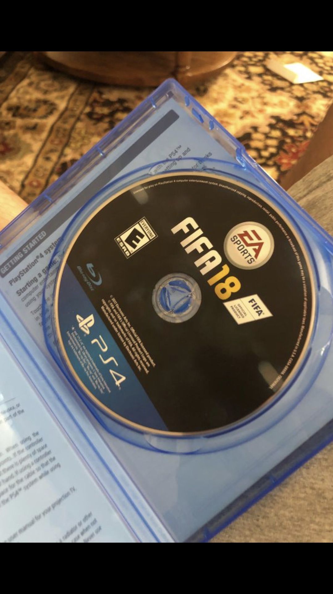 Fifa 18 never used for PS4