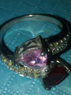 Heart ring sterling silver