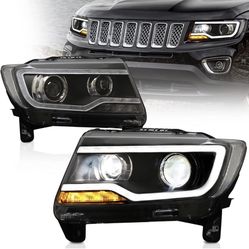 Jeep Compass 2011-2016 Led Drl Headlights 