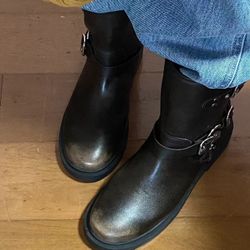 ZARA Real Leather Boots