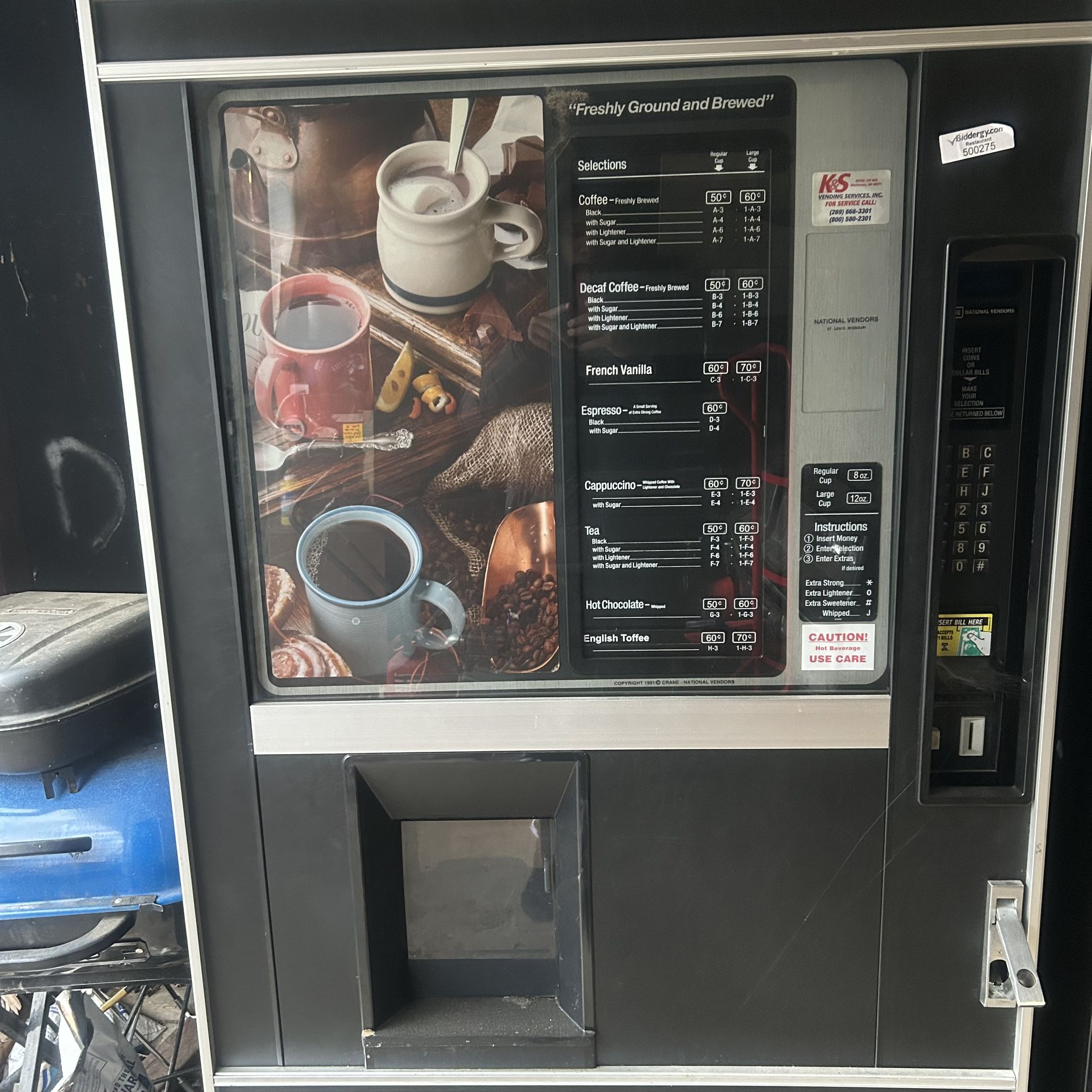 Used coffee/ Tea Maker Vending Machine