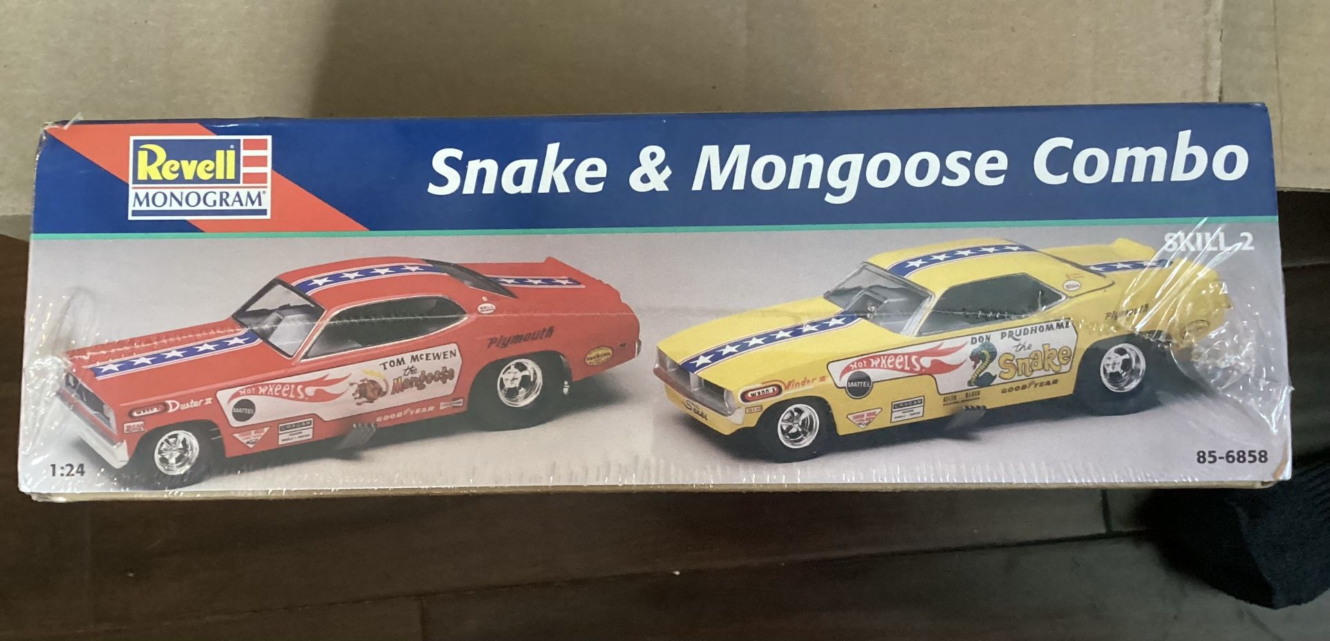 Revell Monogram 1/24 Snake Mongoose Combo New In Shrink Kit No 85