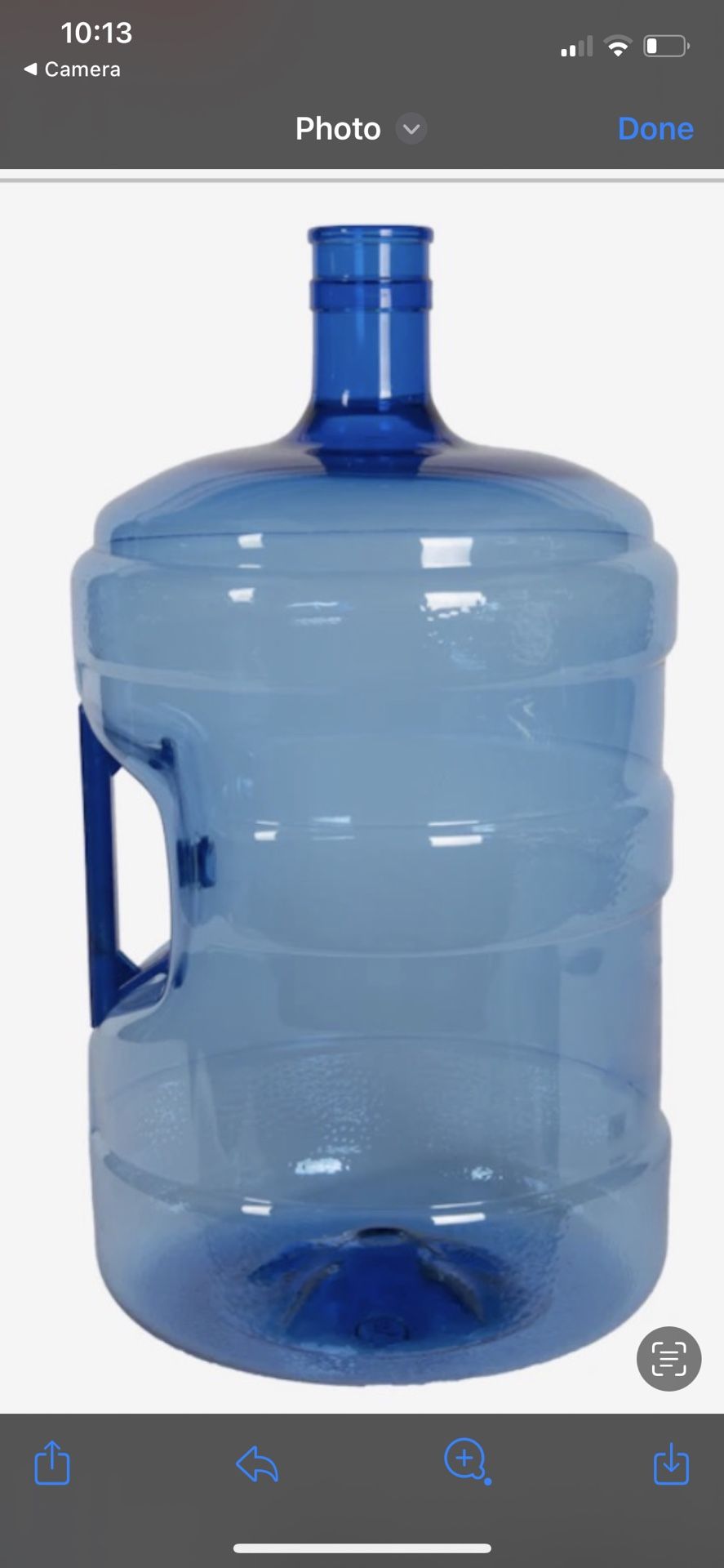 5 Gallons Plastic Bottles With Lids 