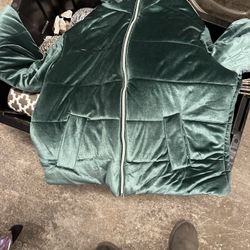 Hunter green jacket - Large 