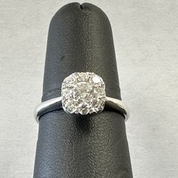 1/3ct Round Cut Diamond Engagement Ring