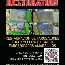 Headlight Restoration Service