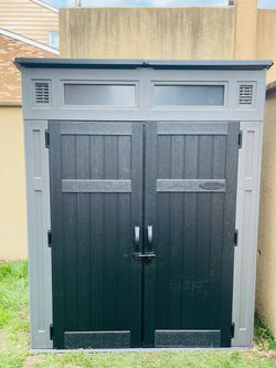 Suncast Modernist 6ft x 5ft Resin Vertical Storage Shed – Local Pickup Only