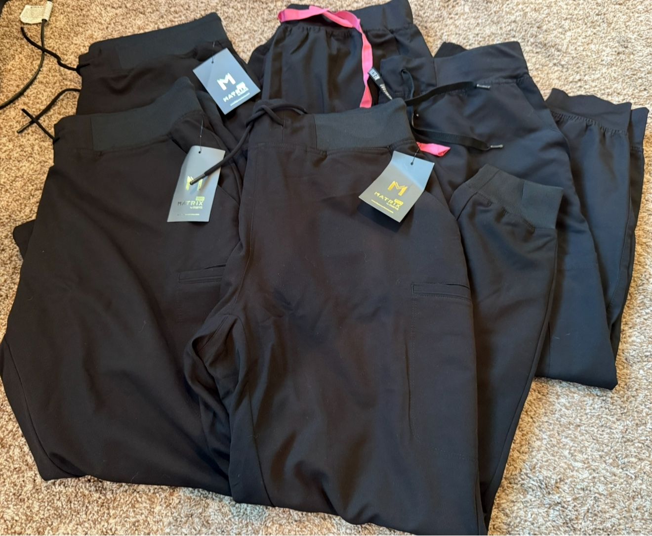 Women’s Size Large Jogger Scrub Bottoms Only 