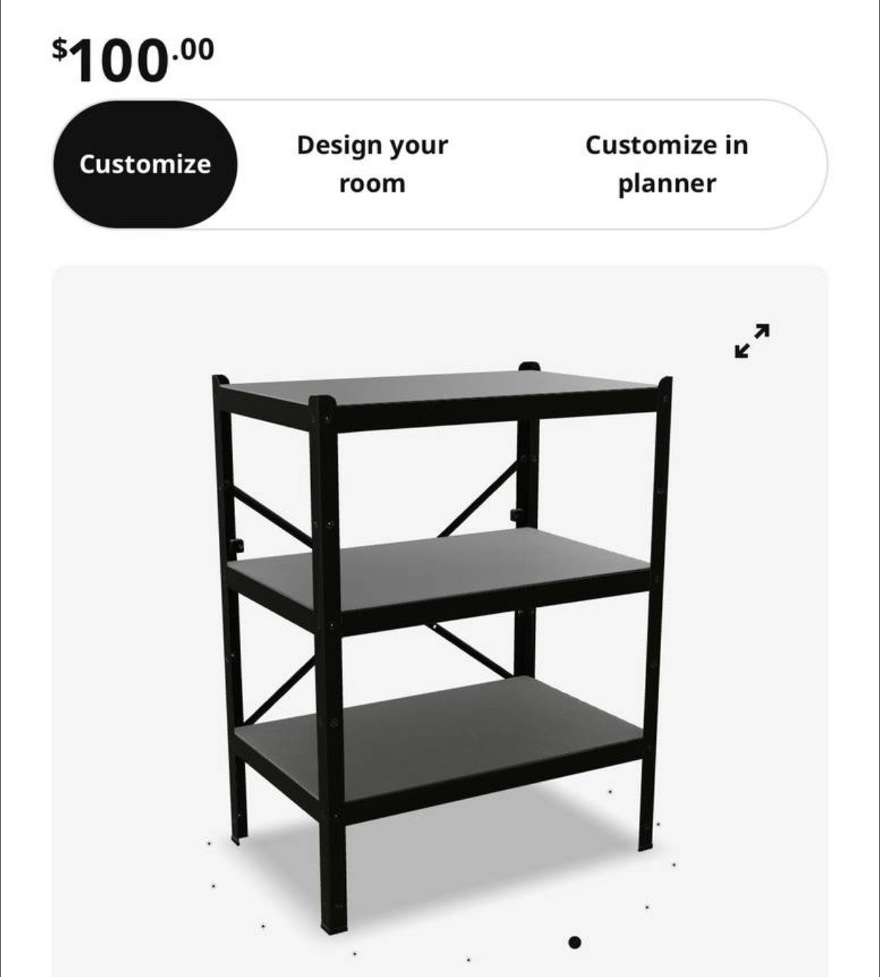 Storage Rack (33.5in x 21.5in x 43.5in)