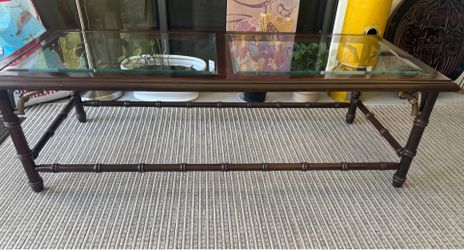 1970s Lane Walnut Coffee Table