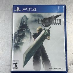PS4 Final Fantasy VII Remake