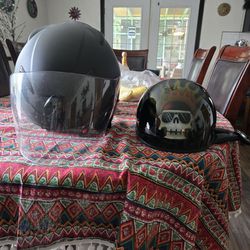 Motorcycle helments & Leather Jacket