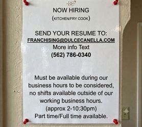 Sign, with information on it