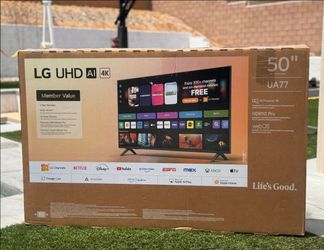 50UA77 50” Lg smart 4k led Uhd tv