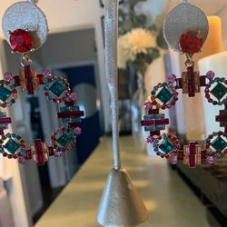 Colorful Statement Earrings