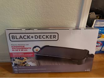 Black and Decker Griddle New