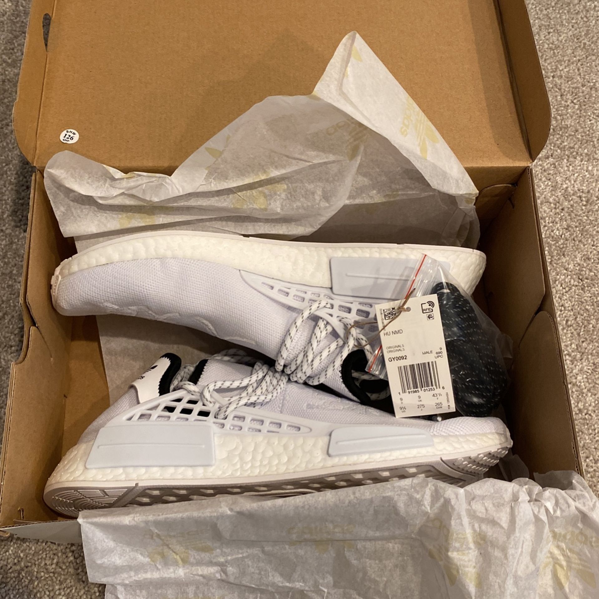 adidas NMD Hu Pharrell Extra Eye White