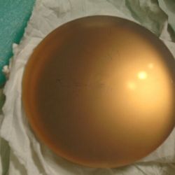 OPTICAL MIRROR 1"  X 6" DIA (FLAT) AU PLATED