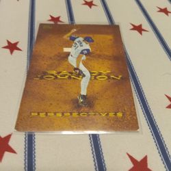 Randy Johnson Baseball Card Perspective 