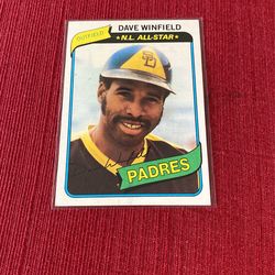 1980 Topps Dave Winfield 