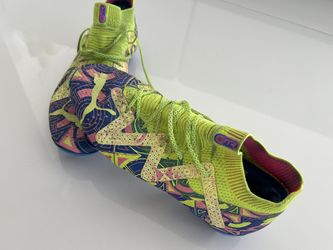 Puma Future Ultimate Energy Firm Ground Soccer Cleats 01-Volt/Purple/Blue