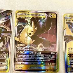 🔥Pokémon Pikachu Zechrome 🔥TAG TEAM COLLECTION NEW🔥READY 4 GRADING 🔥