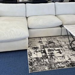 CLOUD SECTIONAL - BEIGE Fabric - 🛋️ superior comfort 💯 