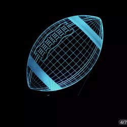 FOOTBALL SOCCER or Baseball LED Night Light