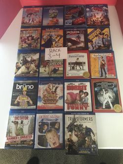 Collection of Blu-ray DVD movies five dollars each