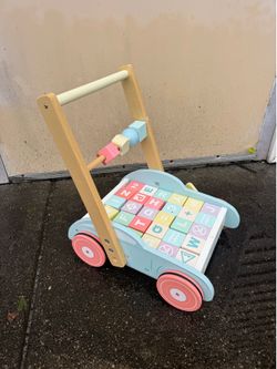 Kids Wooden Alphabet Walking Toy Originally $134