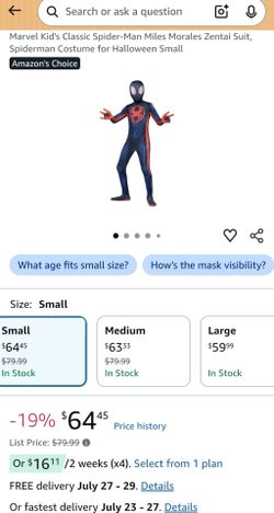 Kids Spider-Man Disguise Kids Minecraft Disguise, GLOW IN THE DARK