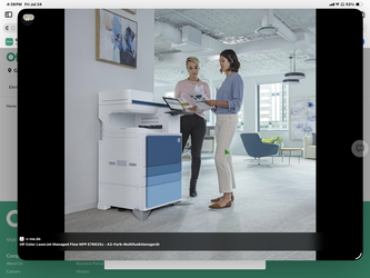 HP Color LaserJet Managed Flow MFP E786z – Enterprise Office Copier