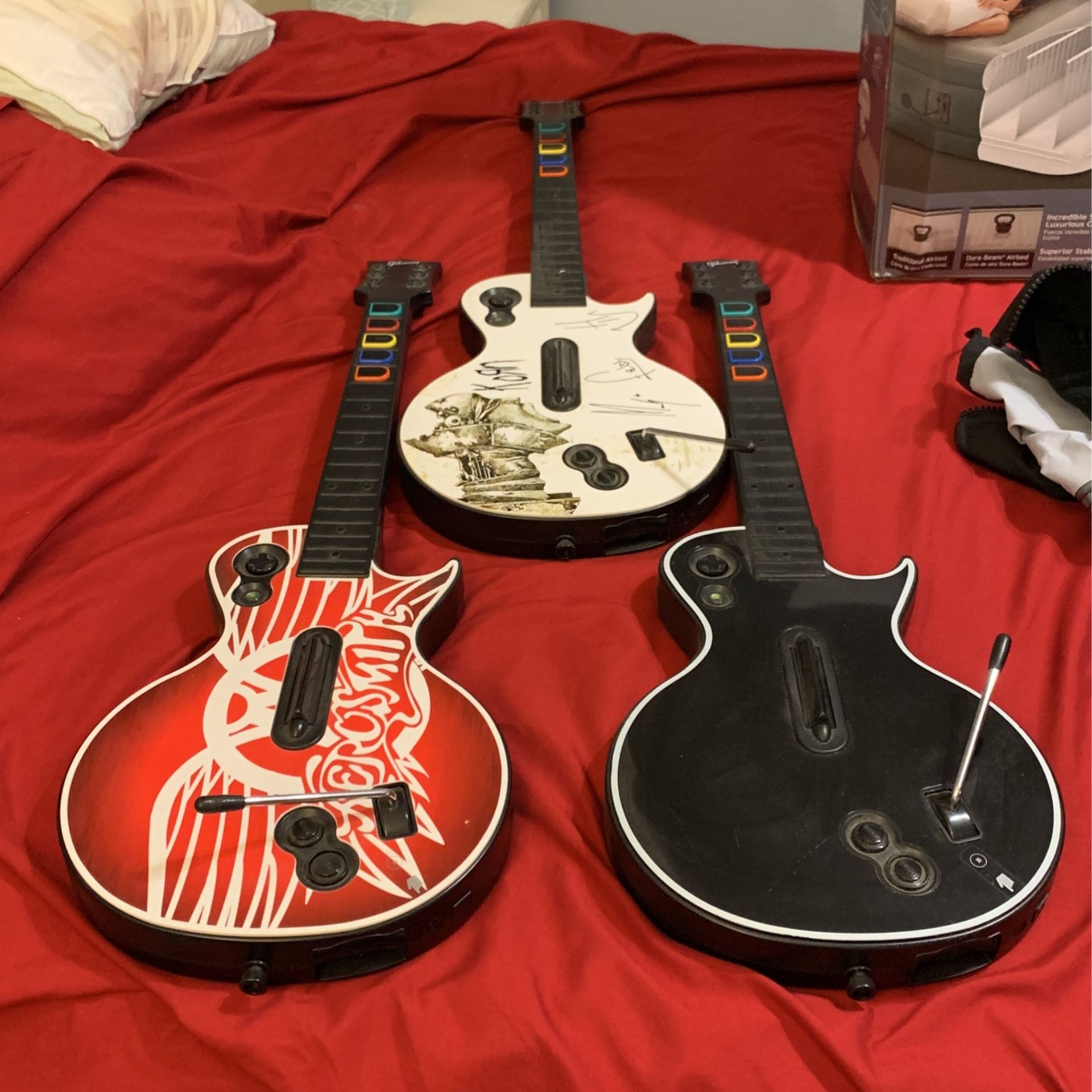 Xbox 360 Guitar Hero Guitars