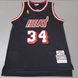 Ray Allen Mitchell And Ness Miami Heat Jersey Size Medium 