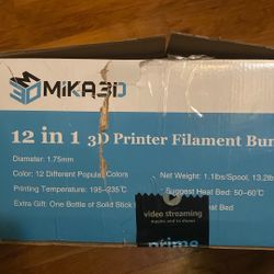12 Rolls Of 3d Printer Filament