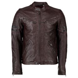 Superdry Leather Jacket  SD Endurance Indy Circuit 