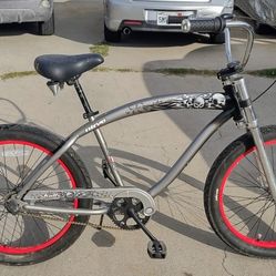 Nirve Skulls Custom Hot Rod Beach Cruiser Bike Bicycle