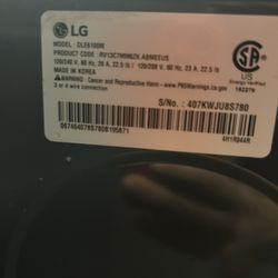 LG Washer And Dryer Set Smoke Grey