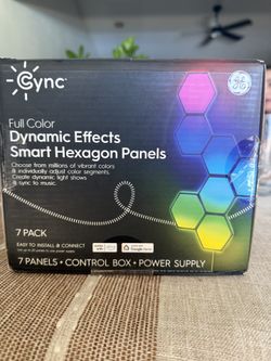 Cync Full Color Dynamic Effects Smart Hexagon Panels