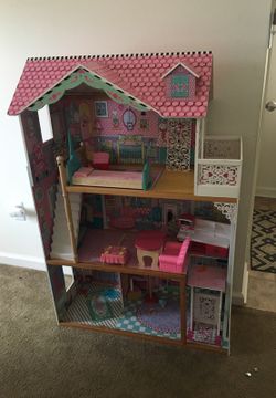 Large wooden doll house