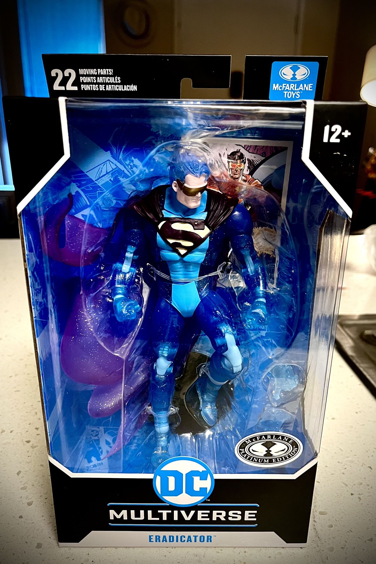 NEW DC McFarlane Multiverse Eradicator Platinum Edition "Return of Superman"