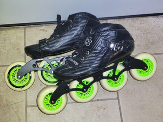 Atomic Pro 4 Inline Speed Skates, Size 8 (40 EU)