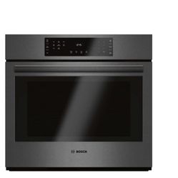 Bosch 800 Series 30 Black Stainless Steel Single Wall Oven - HBLUC DFA
