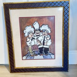 Houston Arts & Crafts  Three Chefs 16”20